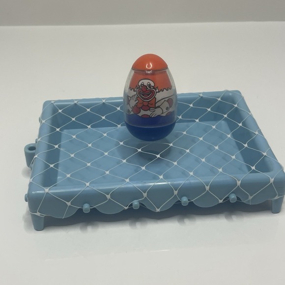 Hasbro Other - Vintage Weebles 1977 Trampoline and Clown From Circus‎ Set